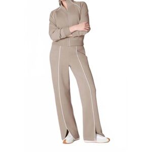 Spanx air essentials pique full zip track jacket and pants